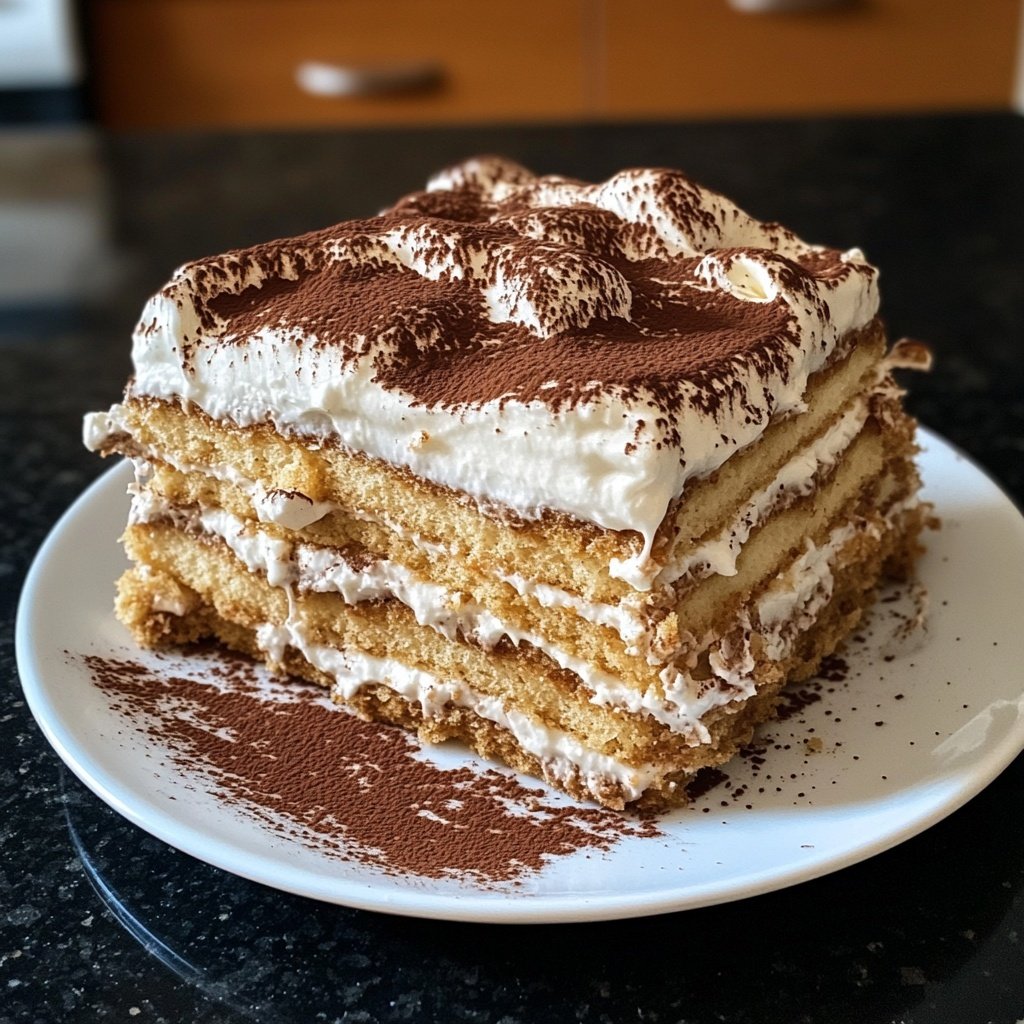Super einfaches Lebkuchen Tiramisu ohne Ei