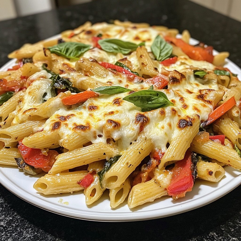 Penne mit Ofengemüse