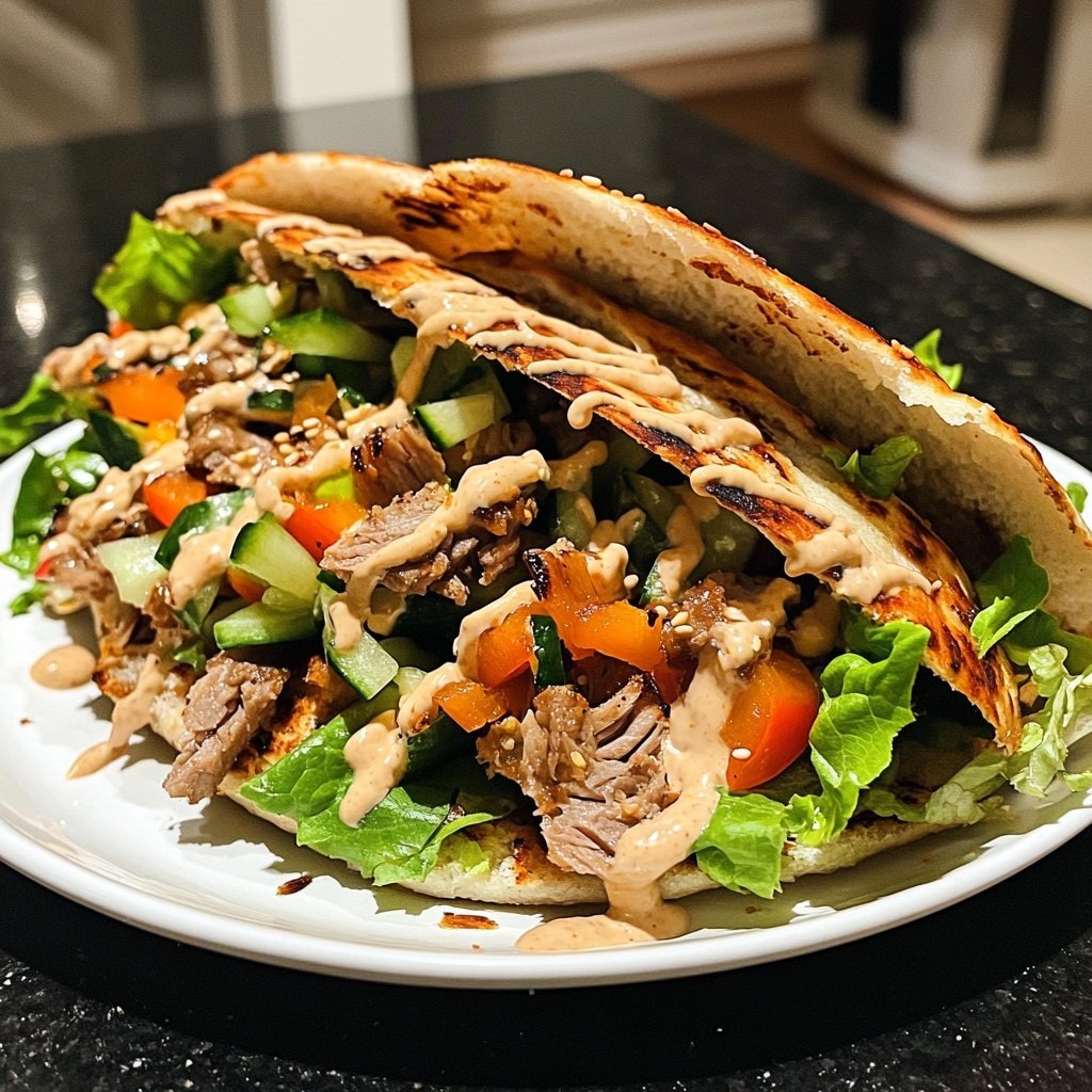 Döner mit Sesamsoße