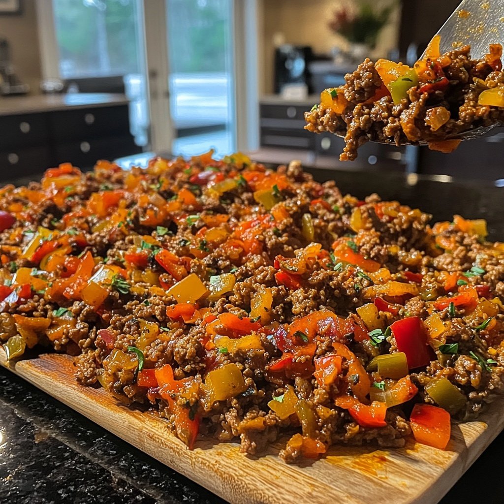 Hackfleisch Pfanne mediterran