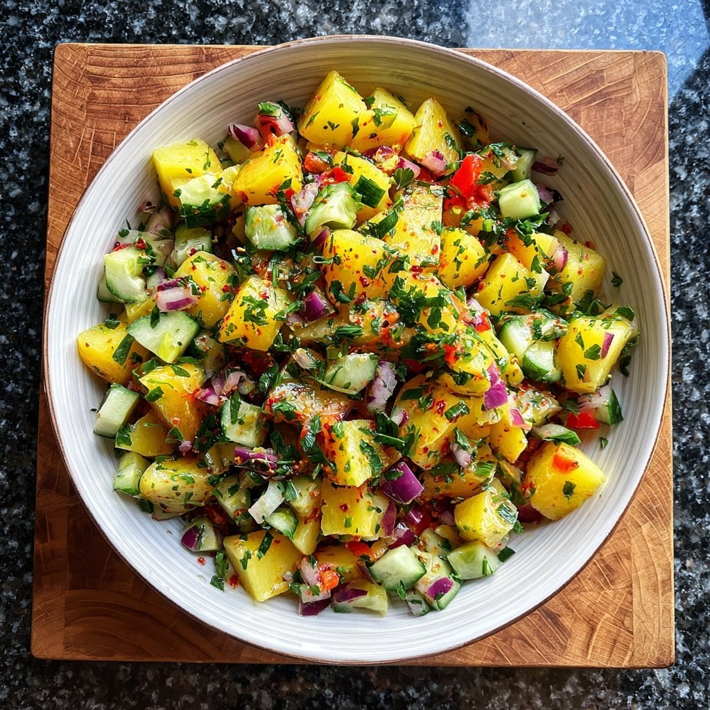 Bunter Kartoffelsalat Zum Grillen