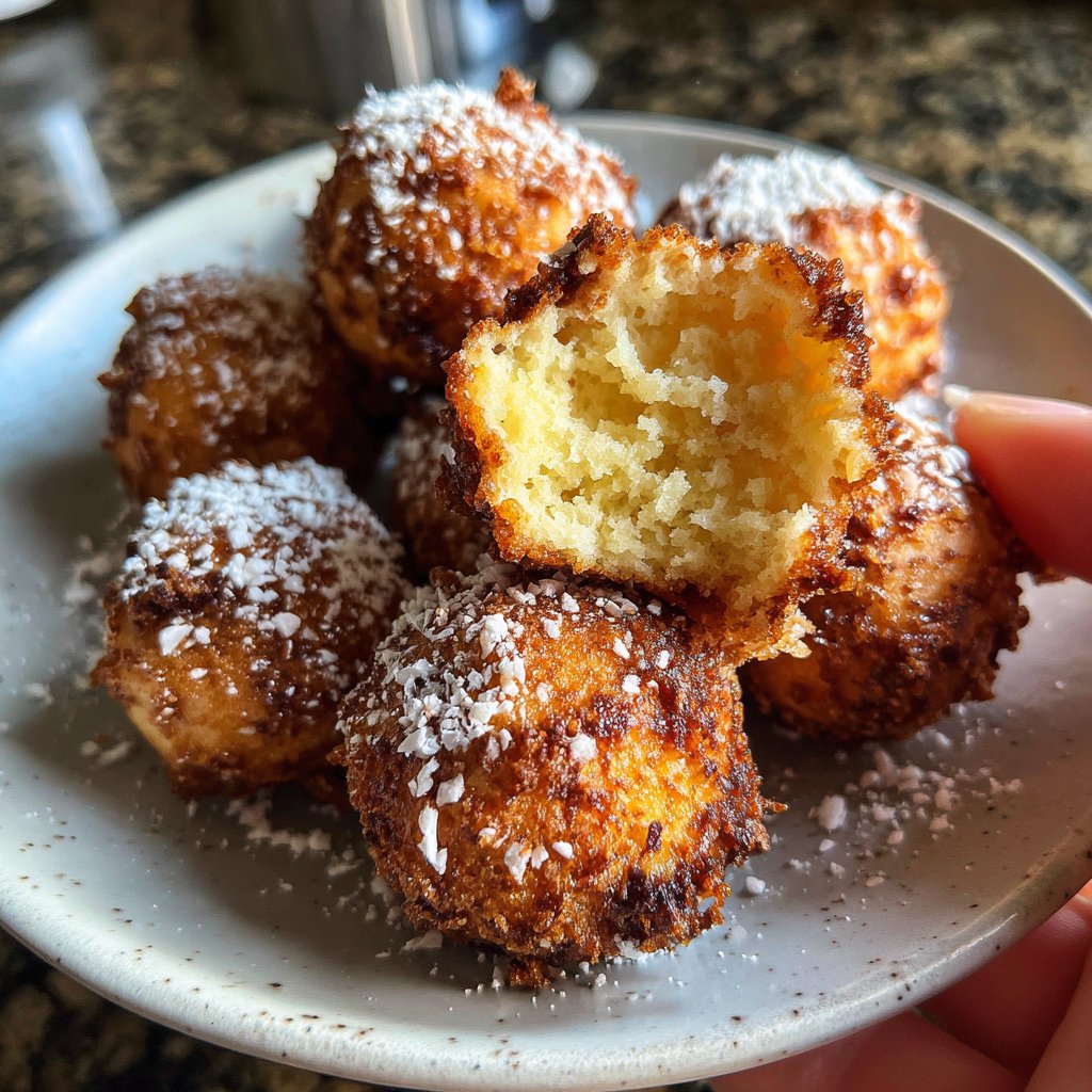 Quarkbällchen aus dem Airfryer ohne Zucker