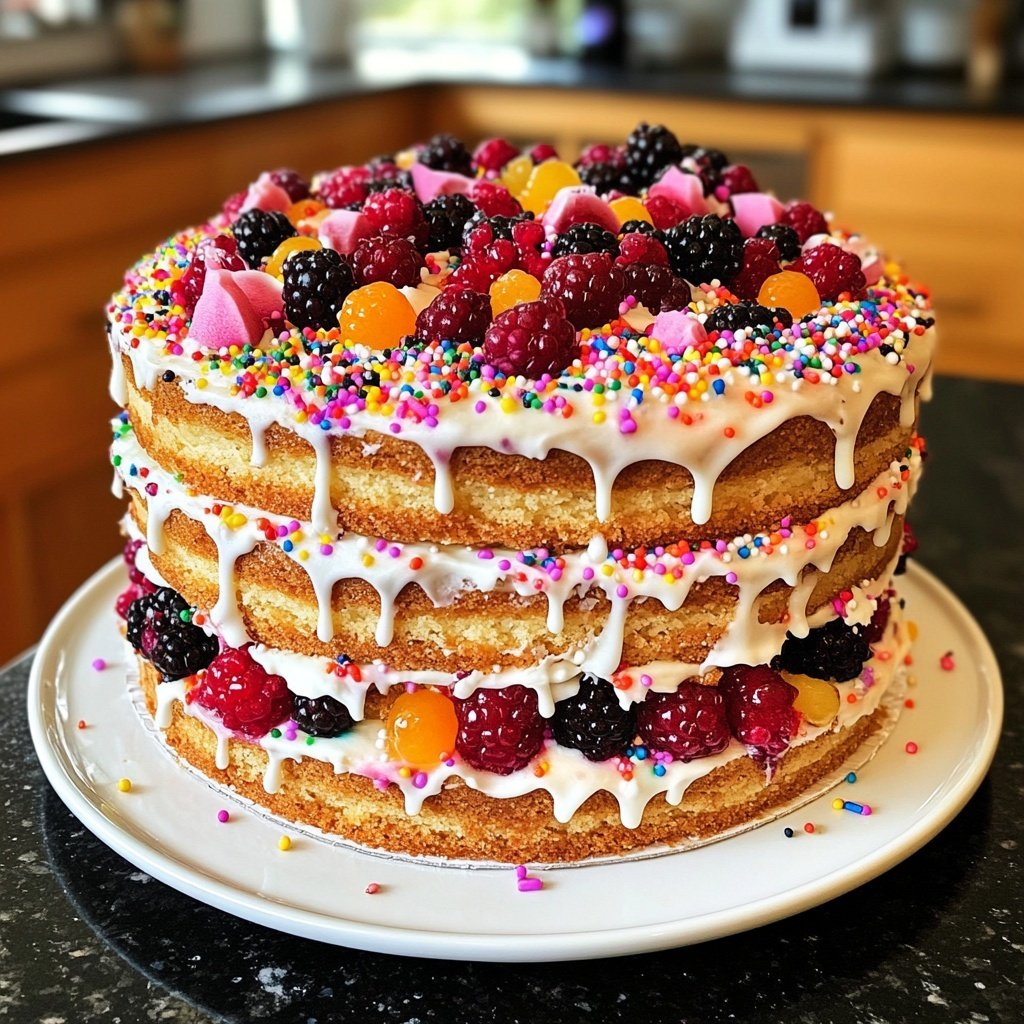 Geburtstagskuchen für viele Gäste