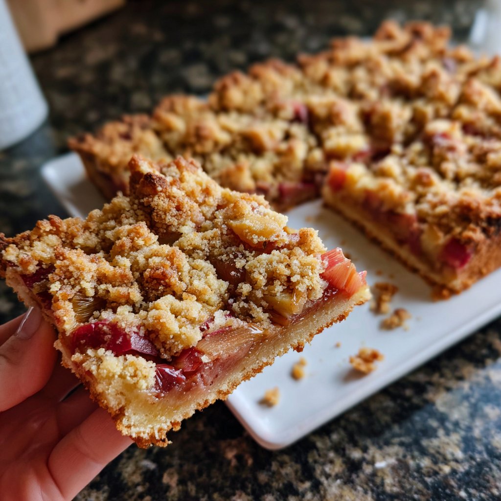 Streuselkuchen Mit Rhabarber