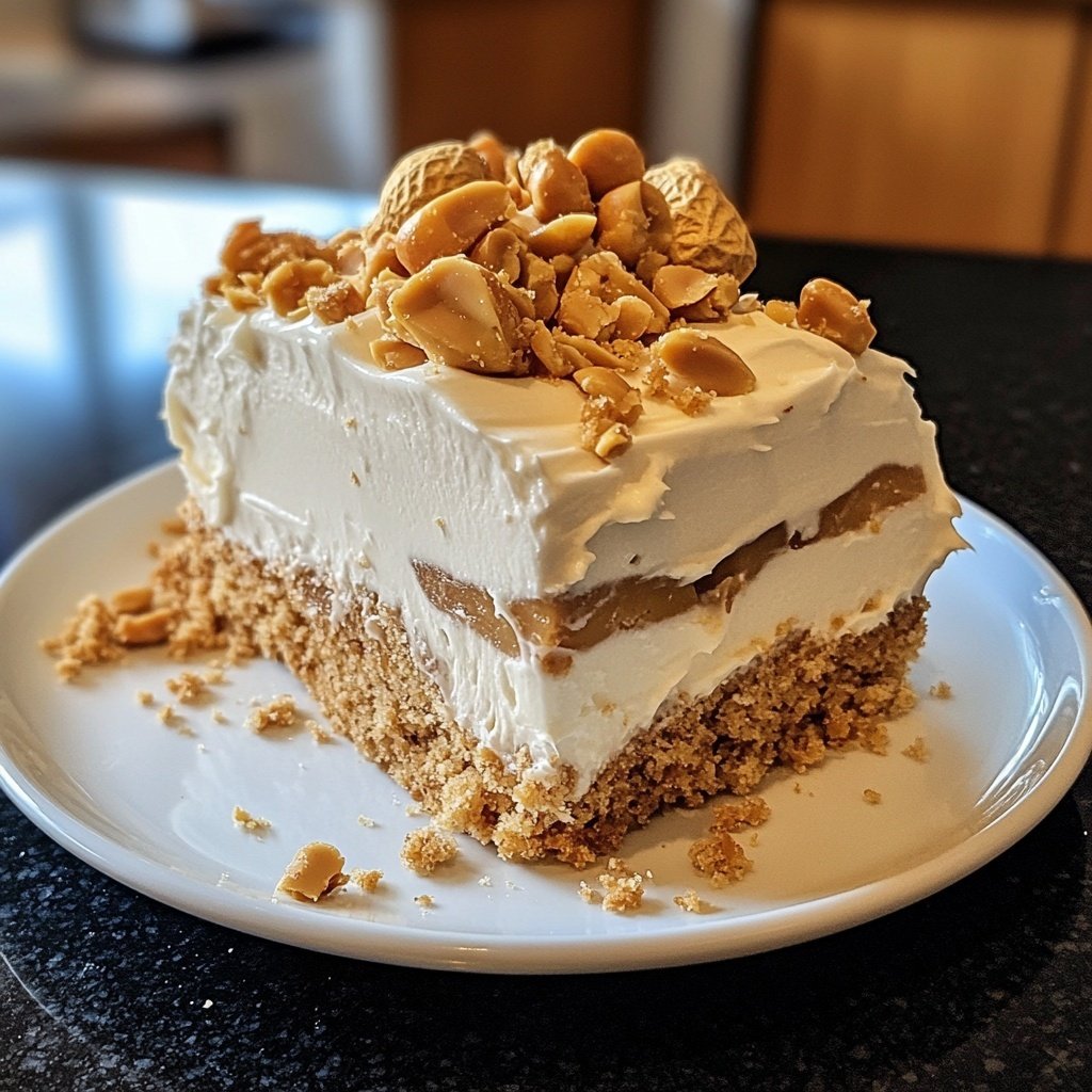 Vanille-Erdnuss-Dessert