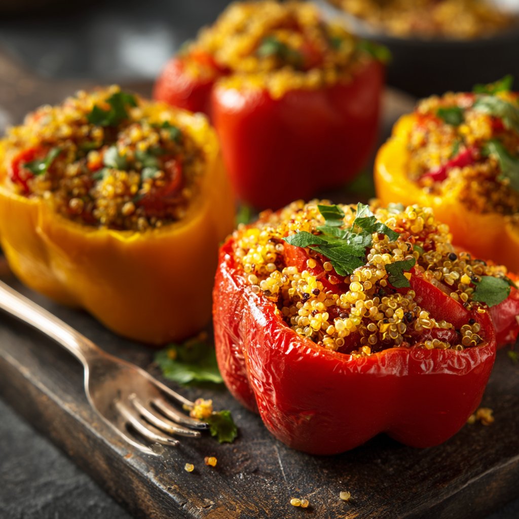 Gefüllte Paprika mit Quinoa